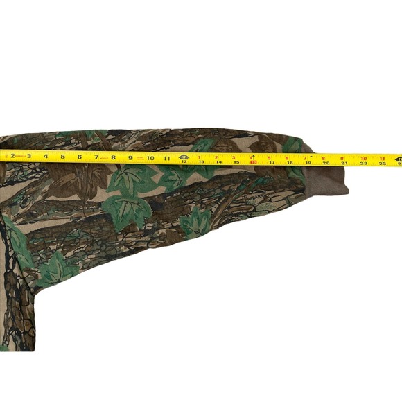 Vintage Ace Sportswear Men's Trebark Camo Full Zip Hoodie Sweatshirt Medium VTG - Picture 9 of 9